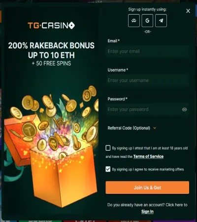 Tg Registration